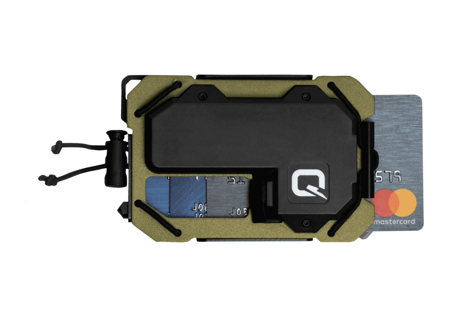 Quiqlite TAQ RFID Credit Card Wallet with Multi-tools and a Flashlight - Black