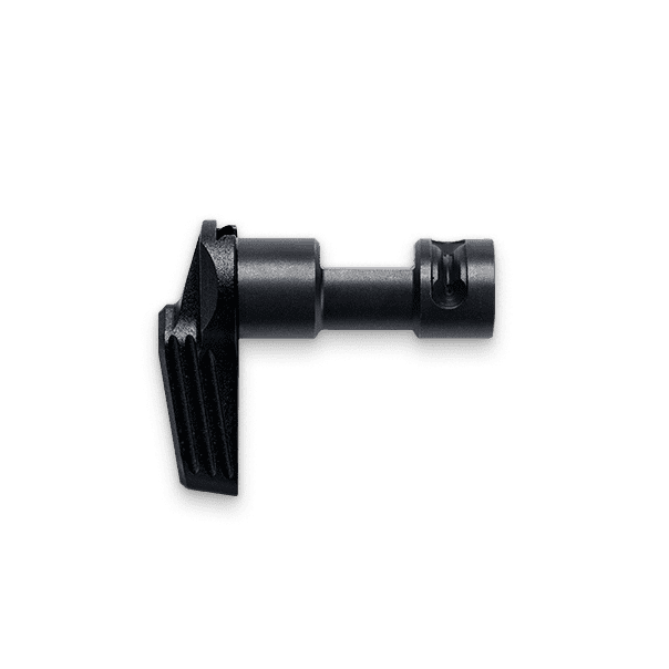 Radian Talon-GI safety selector R0294 in black with ribbed long lever and detent grooves