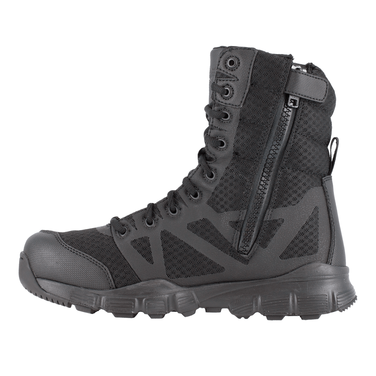 Reebok Dauntless 8'' Seamless Tactical Boot with Soft Toe - Black RB8720 - Clothing &amp; Accessories