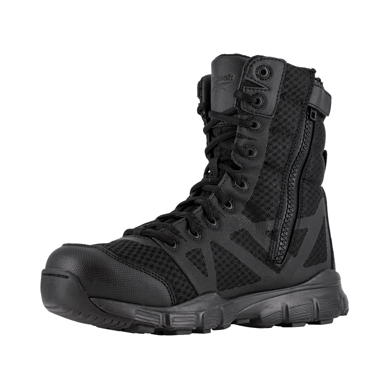 Reebok Dauntless 8'' Seamless Tactical Boot with Soft Toe - Black RB8720 - Clothing &amp; Accessories