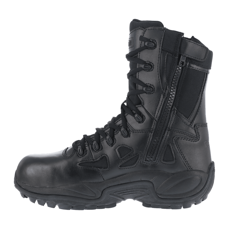 Reebok Rapid Response 8'' Stealth Boot with Composite Toe - Black RB8874 - Newest Products