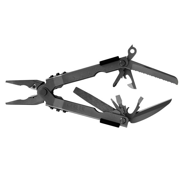Gerber Gear Multi-Plier 600 - Needlenose Black with Carbide Insert Cutters 30-000314 - Knives