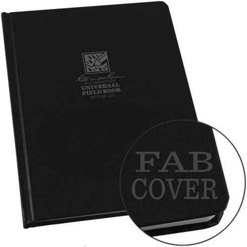 Rite in the Rain RiteRain 6.75x8.75 BK Notebook - Black