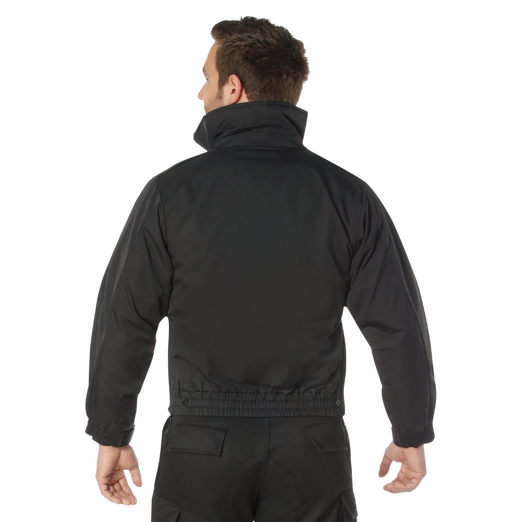 Rothco 8720: Dual-Sided Hi-Viz Yellow & Classic Black Reversible Uniform Jacket - Clothing &amp; Accessories
