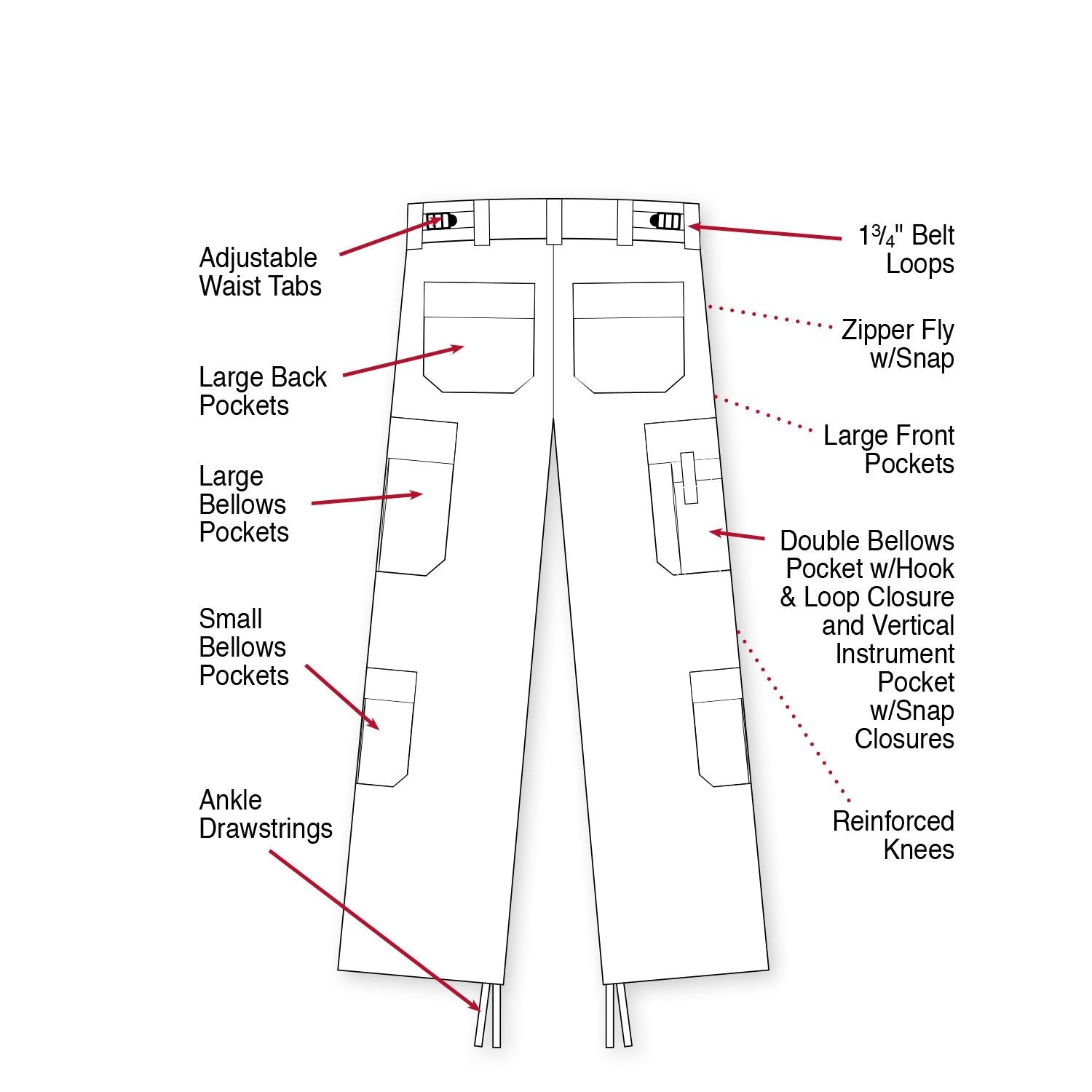 Rothco Men's EMT Pants 7821 - Clothing & Accessories