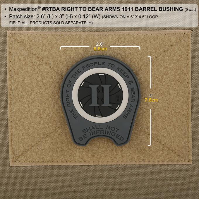 Maxpedition Right To Bear Arms Patch RTBA - Clothing & Accessories
