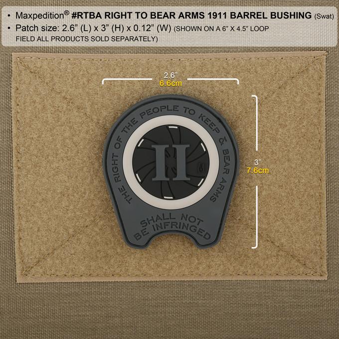 Maxpedition Right To Bear Arms Patch RTBA - Clothing &amp; Accessories