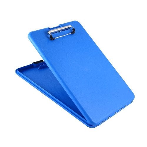 Saunders Slimmate Storage Clipboard - Letter/A4 - Notepads, Clipboards, &amp; Pens