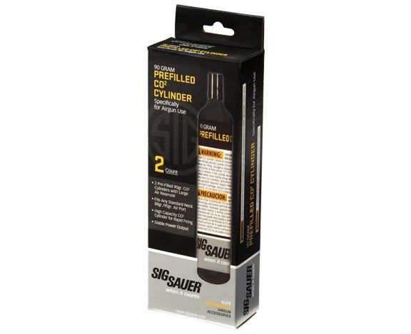 SIG SAUER Prefilled CO2 Cylinder - 2 Pack