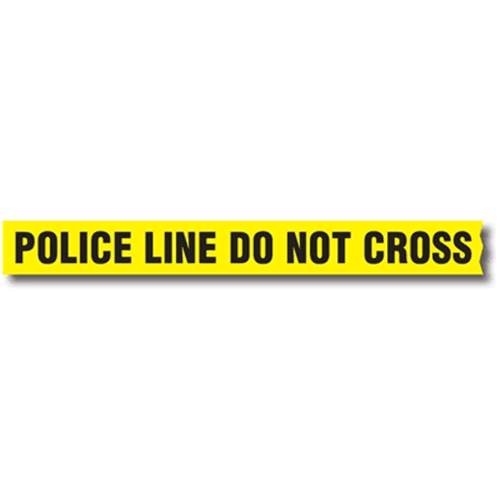 Sirchie Barrier Tape with Dispenser Box - Police, Sheriff, Crime Scene Control - Tactical &amp; Duty Gear