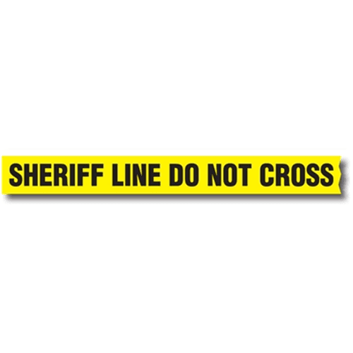 Sirchie Barrier Tape with Dispenser Box - Police, Sheriff, Crime Scene Control - Tactical &amp; Duty Gear