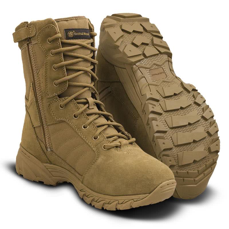 Smith & Wesson Footwear 8" Breach 2.0 Side-Zip Boots 11011 - Clothing &amp; Accessories