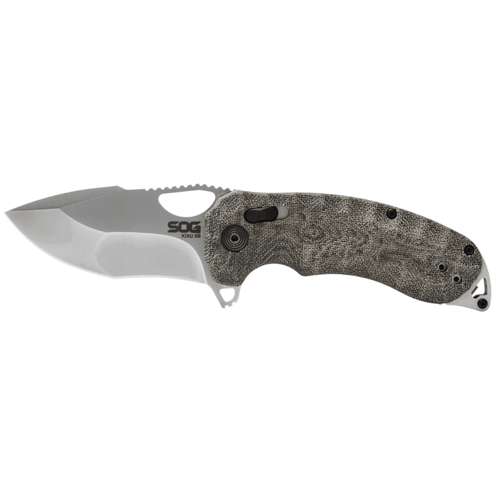 SOG Kiku XR Natural Linen Micarta
