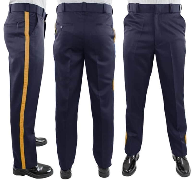 First Class Uniforms Striped Polyester Uniform Pants/Slacks - Clothing &amp; Accessories