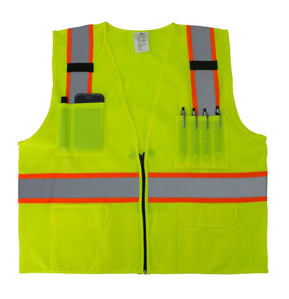 3M Yellow Safety Vest with Reflective Stripes - Traffic Vests