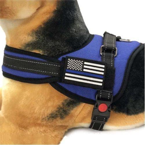Thin Blue Line Thin Blue Line Harness with Patch - K-9 Gear