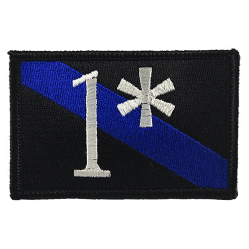 Thin Blue Line Public Safety Flag Patches Thin Blue/Red/Silver/Gold Line
