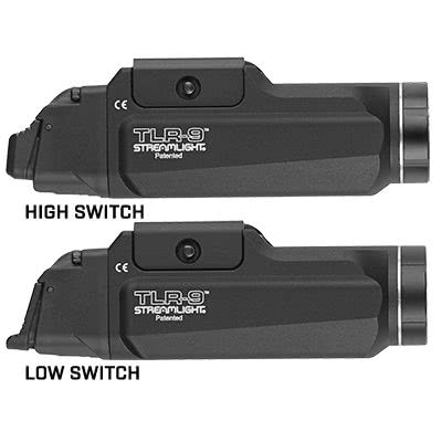 Streamlight TLR-9 Gun Light with Ambidextrous Rear Switch Options 69464 - Tactical & Duty Gear
