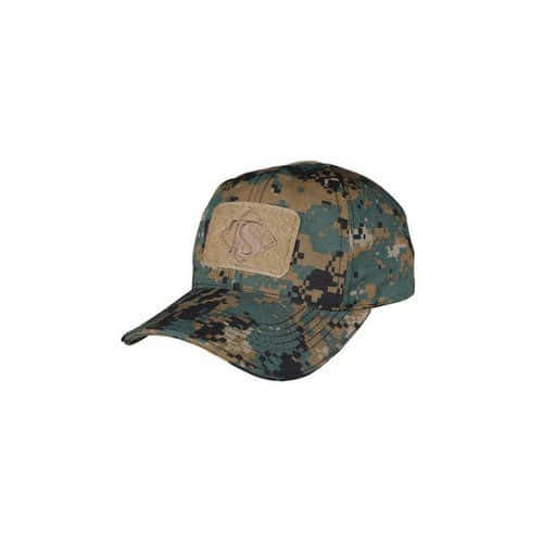 TRU-SPEC Contractor Cap - Woodland Digital, 65/35 Polyester Cotton Rip-Stop