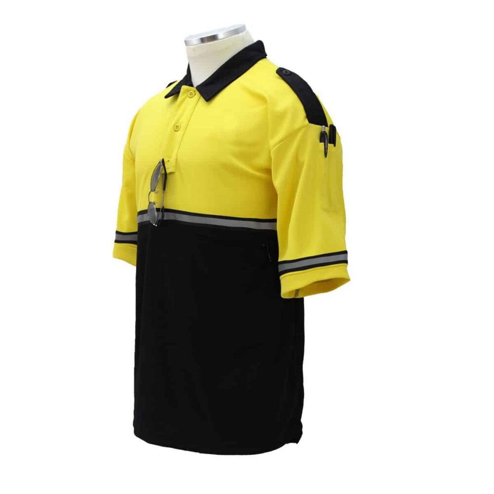 Poly/Cotton Two-Tone Bike Patrol Uniform Polo Shirt - Bike Patrol Clothing