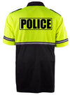 Two-Tone Bike Patrol Uniform Polo Shirt with Reflective Hash Stripes - Bike Patrol Clothing