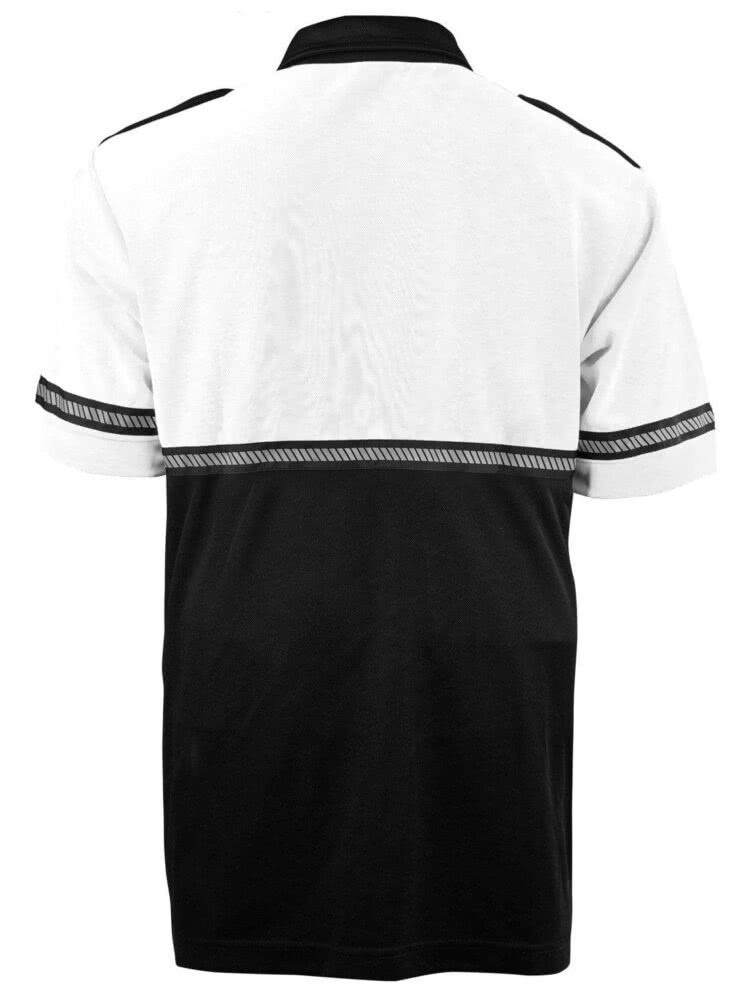 Two-Tone Bike Patrol Uniform Polo Shirt with Reflective Hash Stripes - Bike Patrol Clothing