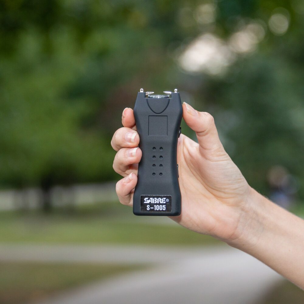 Sabre Dual Capacitor Stun Gun with LED Flashlight - Other Stun Guns