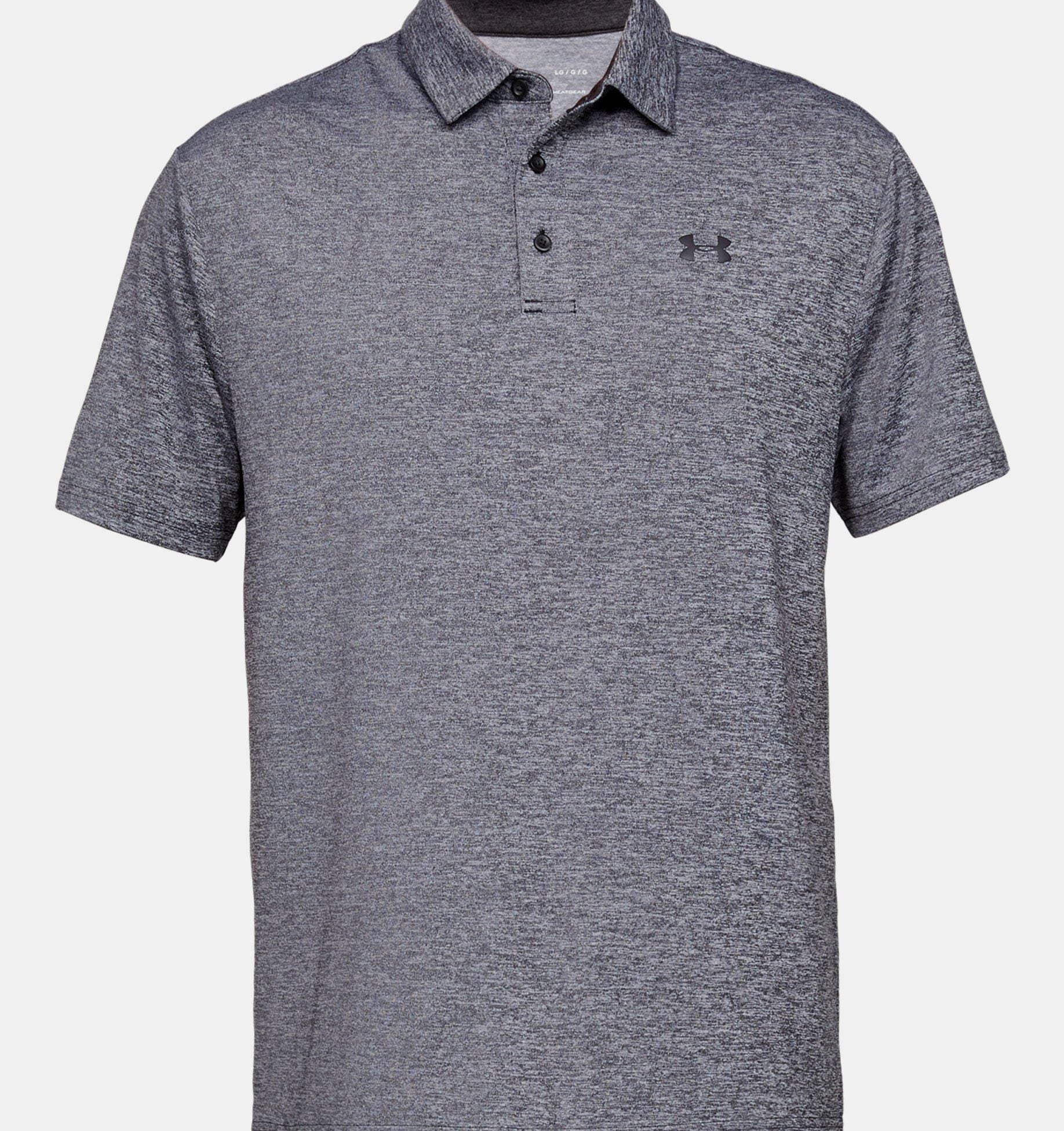 Under Armour UA Playoff Polo Shirt 2.0 1327037 - Black/Graphite, 2XL