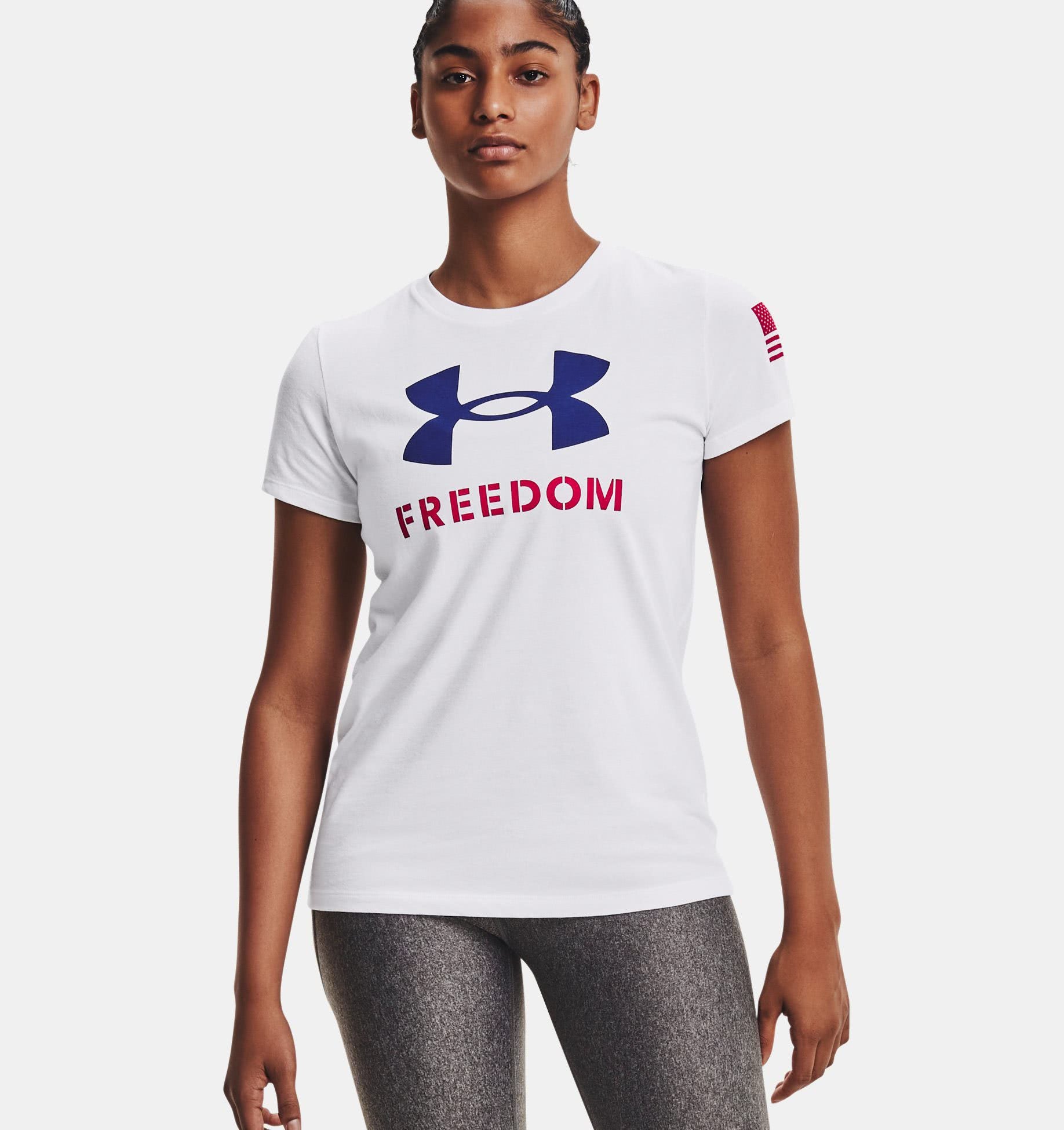 Under Armour Women's UA Freedom Logo T-Shirt 1370815 - T-Shirts