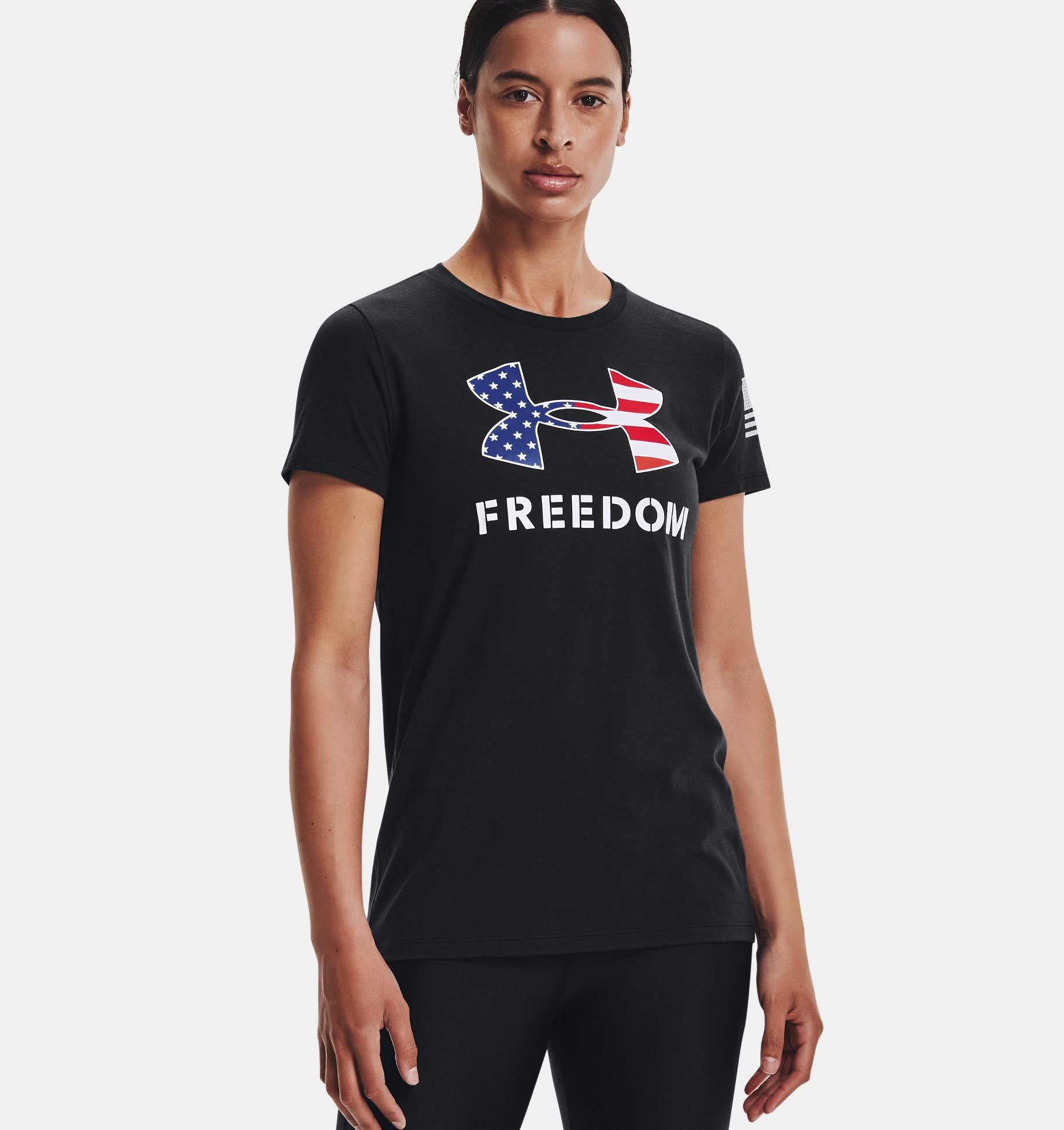 Under Armour Women's UA Freedom Logo T-Shirt 1370815 - T-Shirts