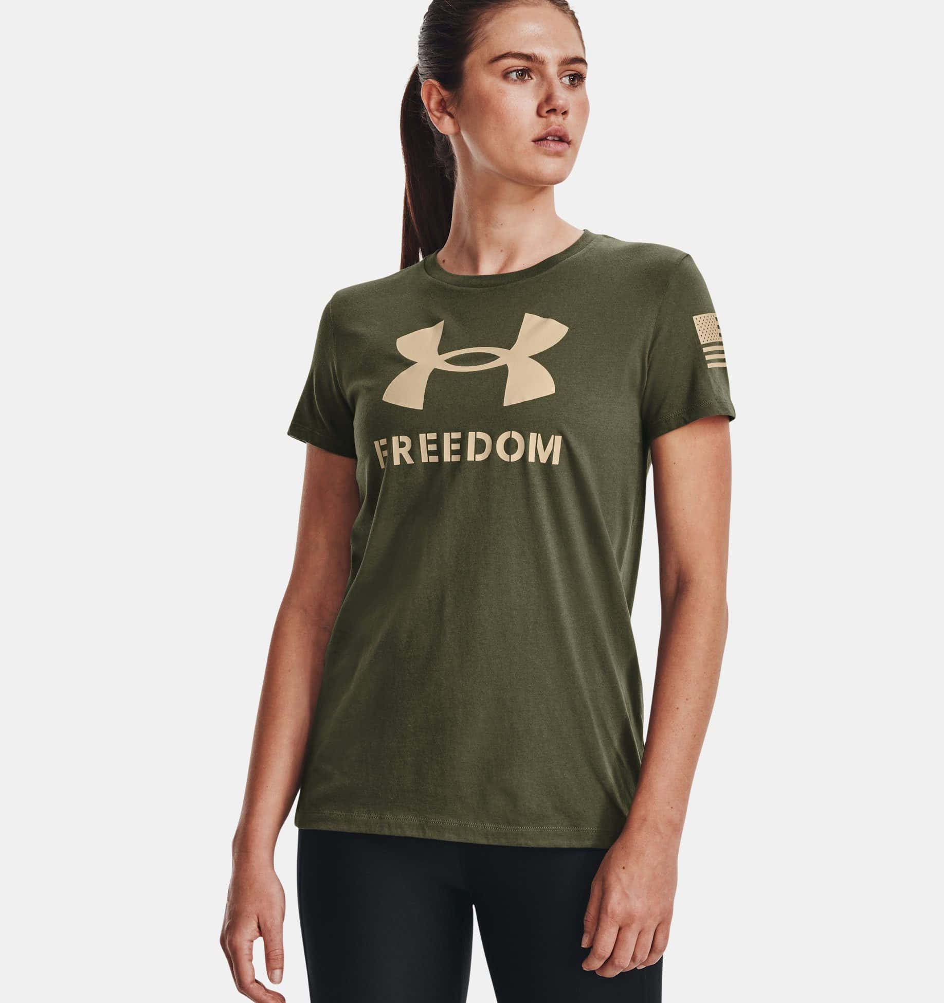 Under Armour Women's UA Freedom Logo T-Shirt 1370815 - T-Shirts