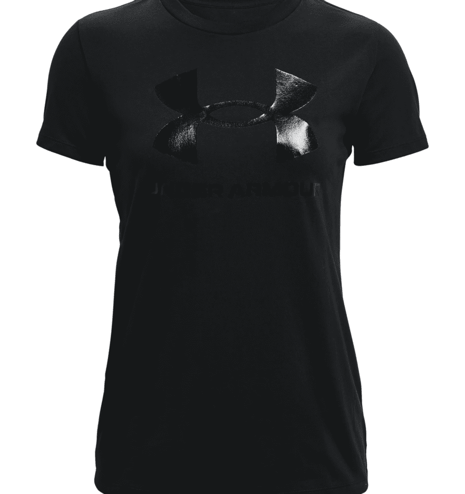 Under Armour Women's UA Sportstyle Graphic Short Sleeve 1356305 - Black, XS