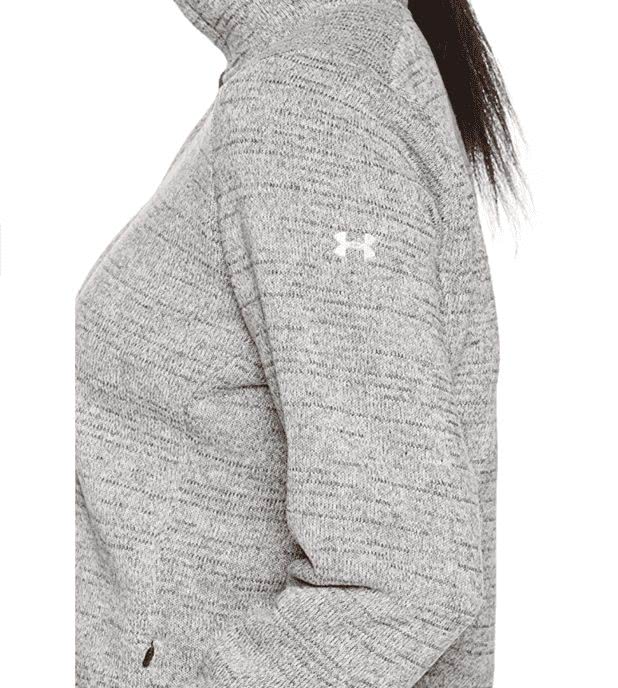 Under Armour Women’s Wintersweet 2.0 1/2 Zip Sweater 1316287 – Black, XL -