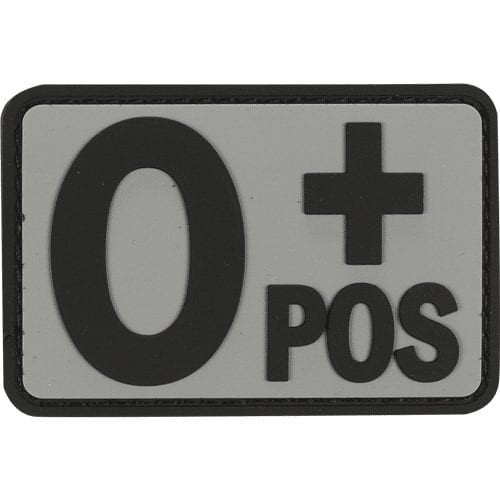 Voodoo Tactical Blood Type O+ Patch 07-0995 - Miscellaneous Emblems