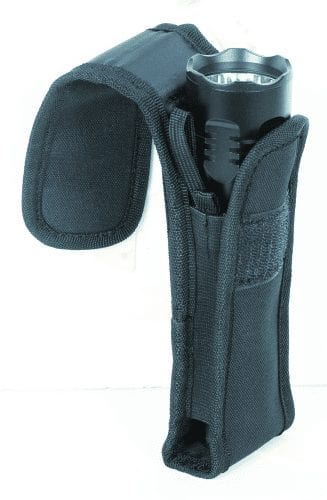 Voodoo Tactical Flashlight Pouch with Adjustable Cover & Elastic Sides 20-01350 - Tactical &amp; Duty Gear