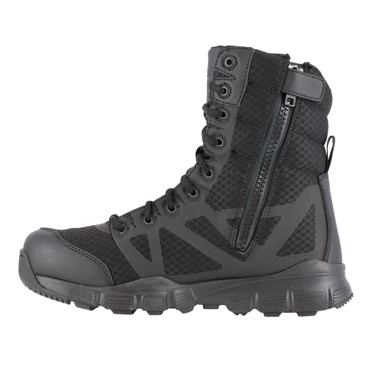 Reebok Dauntless 8'' Seamless Tactical Boot with Soft Toe - Black RB8720 - Clothing & Accessories