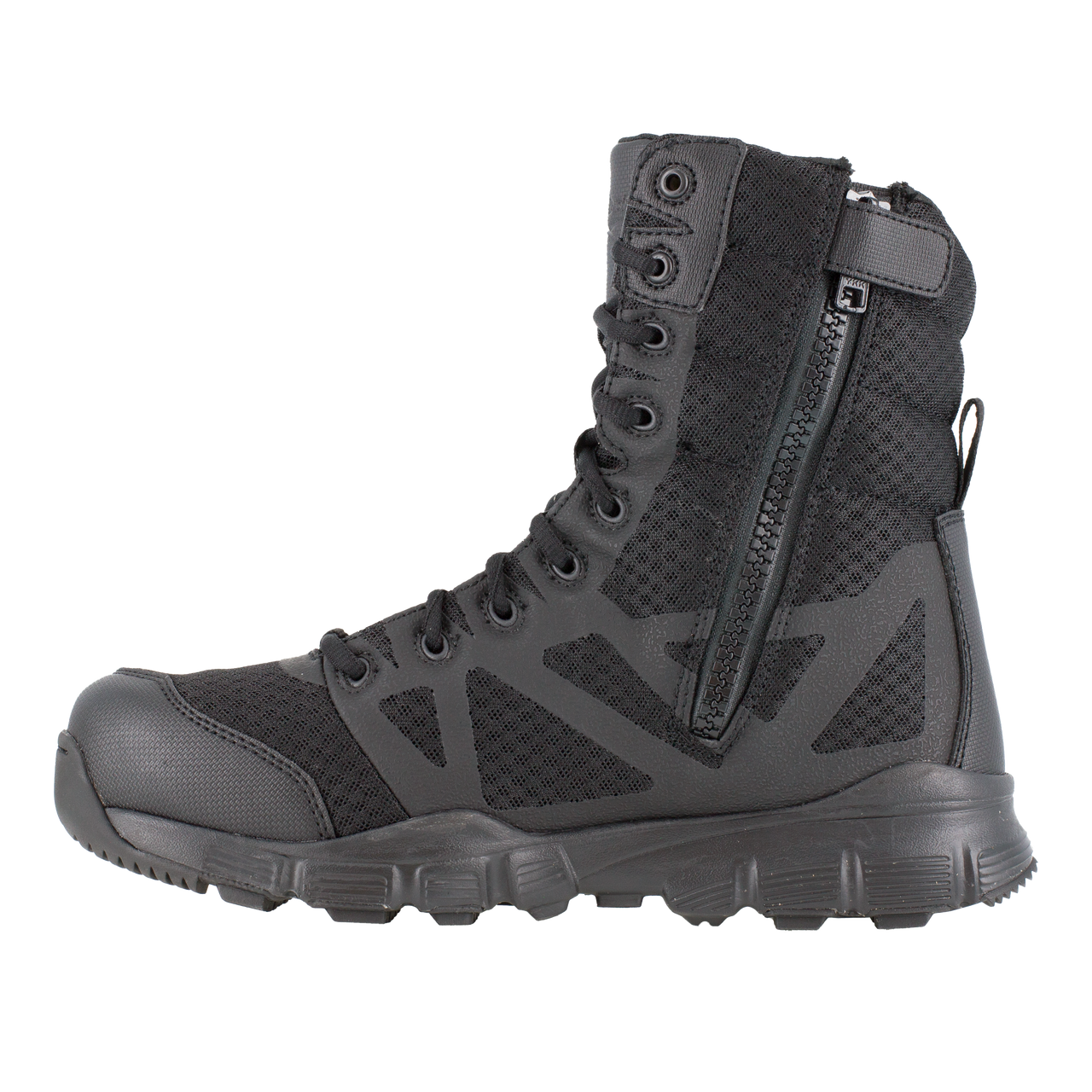 Reebok Dauntless 8'' Seamless Tactical Boot with Soft Toe - Black RB8720 - Clothing &amp; Accessories