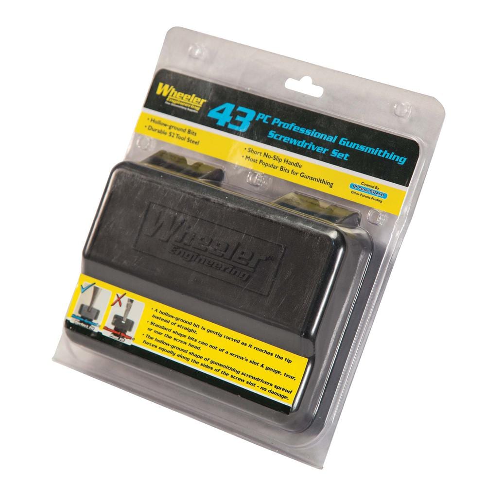Wheeler Engineering Professional Gunsmithing Screwdriver Set, 43 pc 954621 - Shooting Accessories