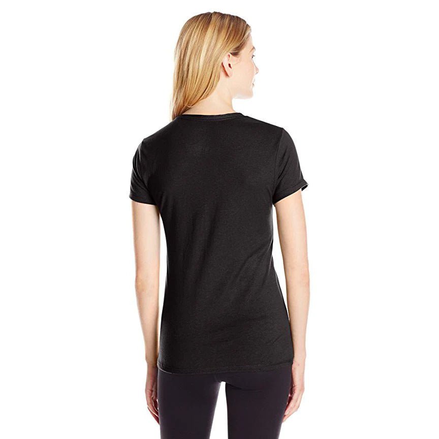 Women's Patriotic Thin Blue Line V-Neck T-shirt - T-Shirts