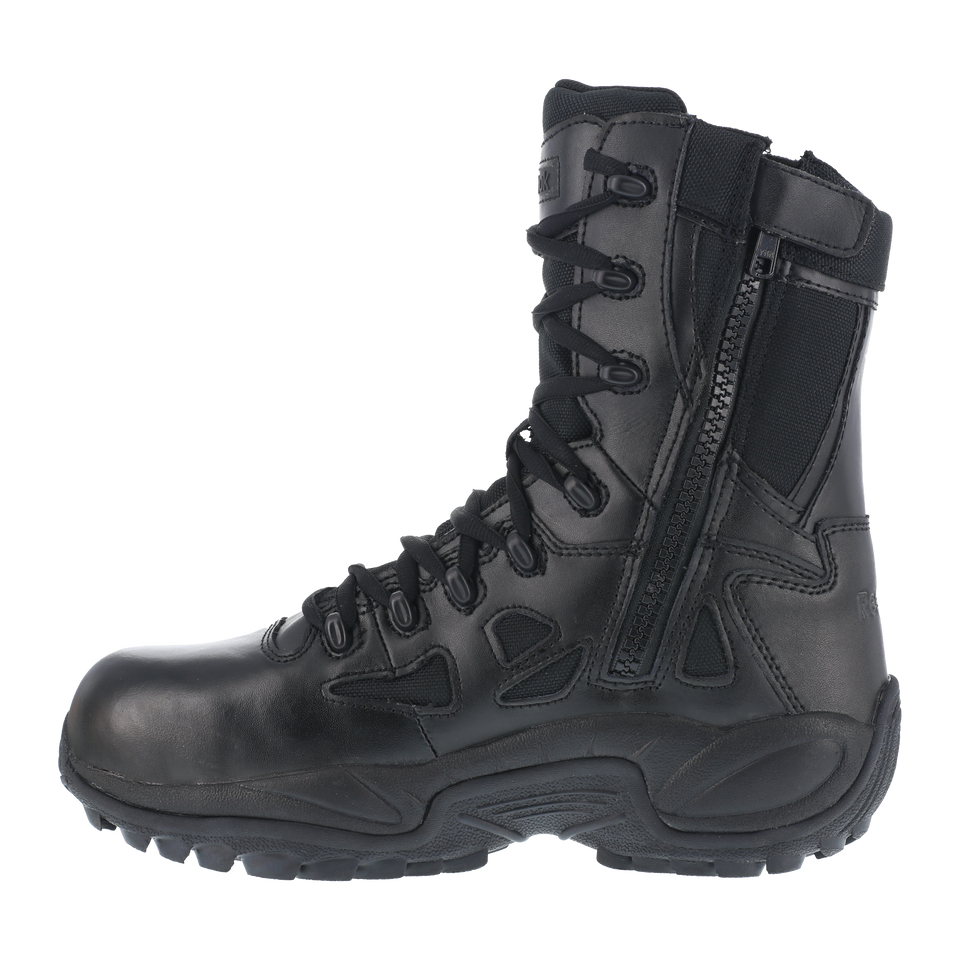 Reebok Rapid Response 8'' Stealth Boot with Composite Toe - Black RB8874 - Newest Products