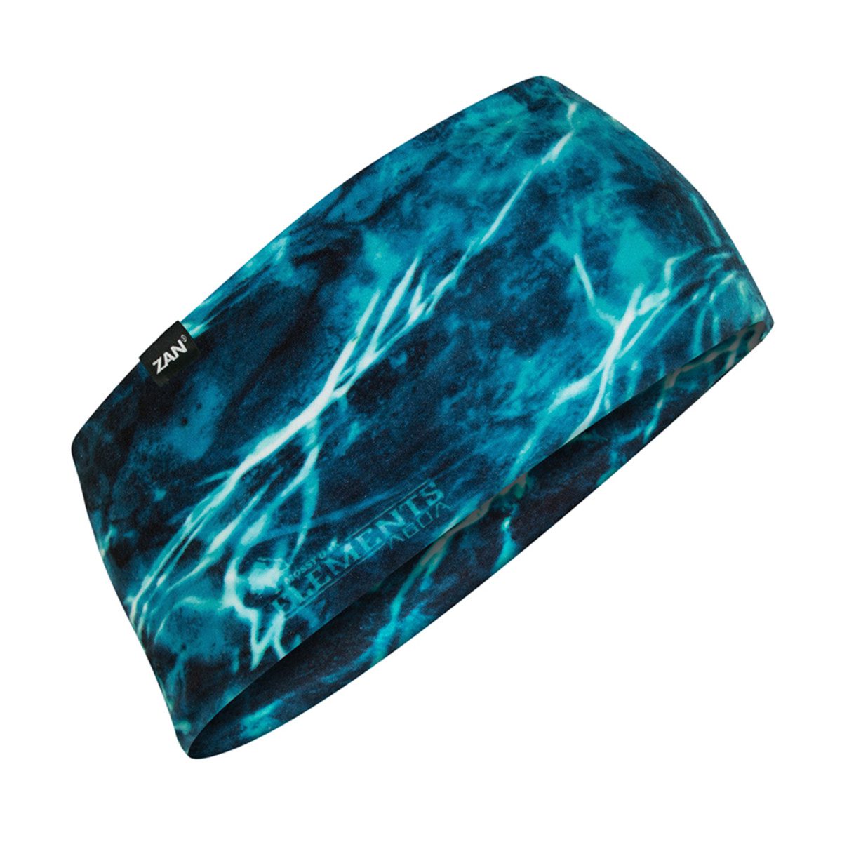 Zan Headgear Headband SportFlex Series - Mossy Oak Elements Agua Seawater