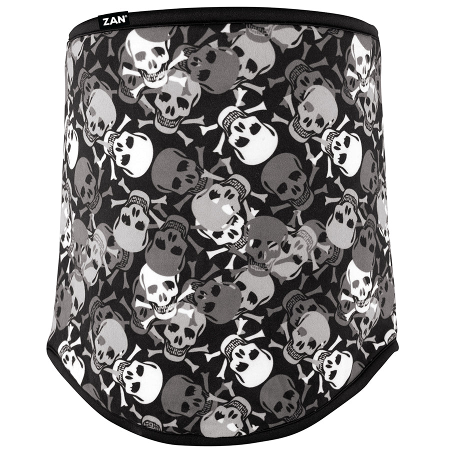 Zan Headgear Neck Gaiter SportFlex® or Fleece - All Over Skull, SportFlex