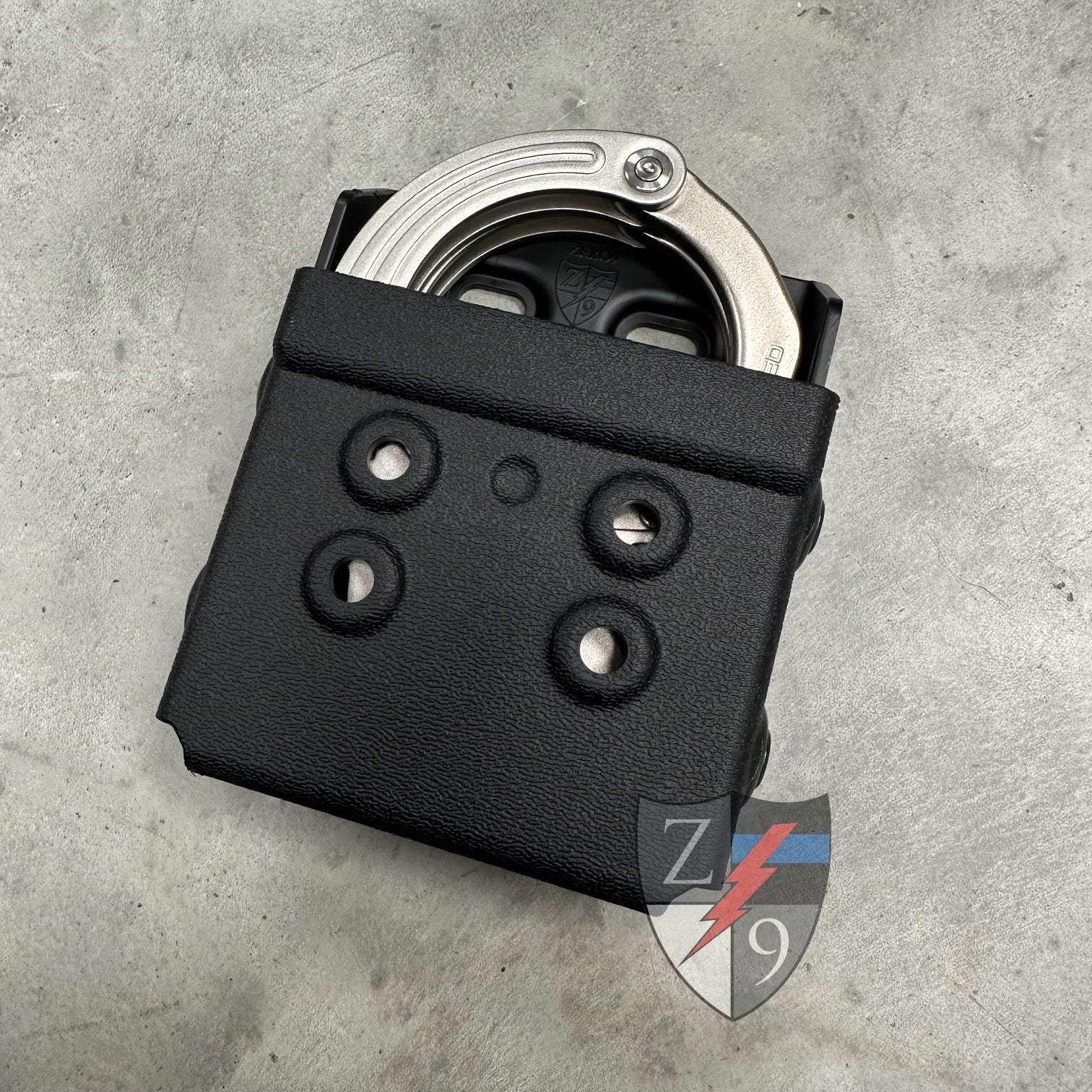 Zero9 Solutions Handcuff Case with MOLLE Loks - ASP  Sentry - Plain Black - Newest Products