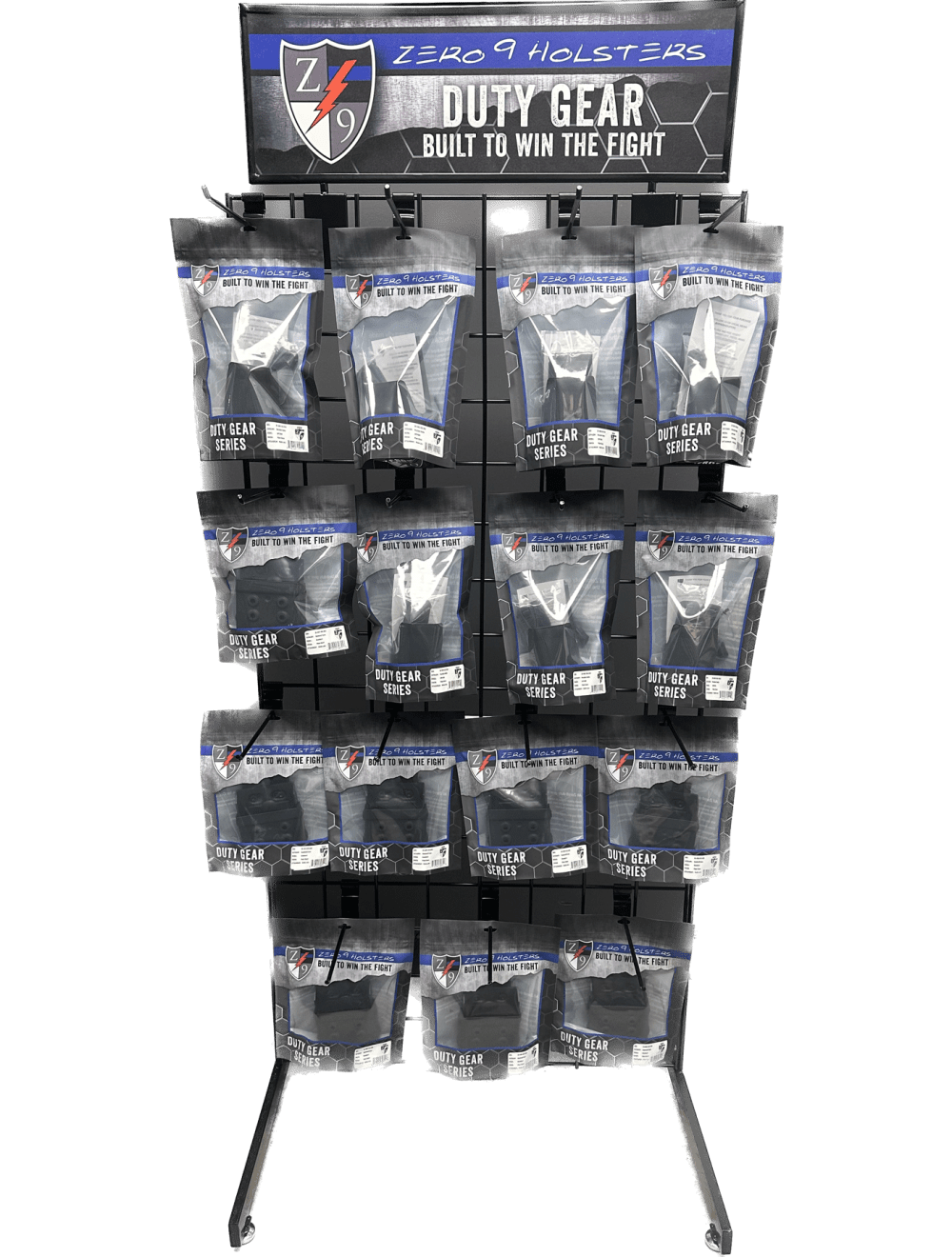 Zero9 Solutions POP Display with Product - 2' x 4' - Misc. Pouches
